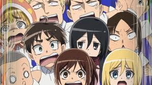 Attack On Titan Junior High Attack On Titan Funny Attack On Titan Eren And Mikasa