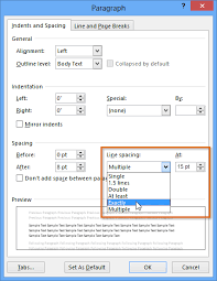 Word 2013 Line And Paragraph Spacing