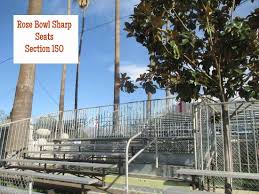 section 150 on parade route picture of rose bowl stadium