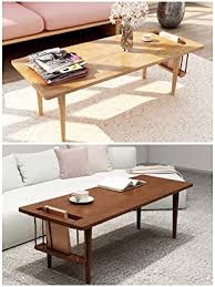 The industrial coffee table is widely applied to your office, store, living room, or bedroom. Amazon Com Woodshine Mid Century Modern Mini Swing Coffee Tea Table Japanese Accent Floor Desk Trapezoidal Shape Solid Wood Sofa Tables With Storage Natural 31 50 Inch Home Kitchen