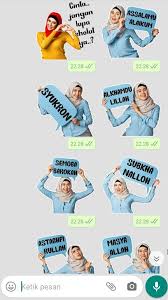 Gambar stiker wa cewe muslimah : Stiker Wa Hijab Cewek Cantik 1 0 Apk Androidappsapk Co