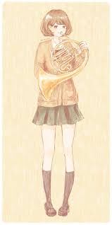 金管っこ プロフ画配布も ホルン イラスト 吹奏楽 イラスト イラスト