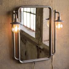 Farmhouse Vintage Vanity Mirror With Lights Shades Of Light