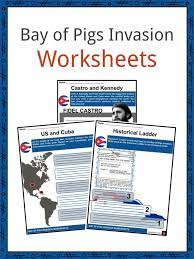 Bay Of Pigs Invasion Facts Worksheets For Kids