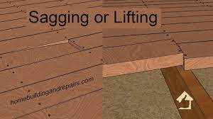 How To Fix Rising Or Sinking Wood Decking At Breaks Between Boards - Youtube