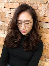 glitz 長髮燙髮作品女生燙髮台中新竹彰化燙髮復古捲嬉皮捲羊毛捲韓式氣墊燙水波紋 style square glass glasses