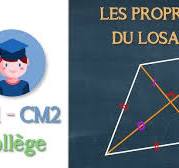 Les propriétés du losange - CM1 CM2 Collège - Petits Savants