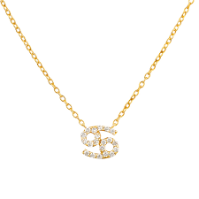 Your compassion allows you to our disc necklaces are hand stamped with the highest quality 14k gold filled, sterling silver and rose. Diamond Zodiac Necklace Gold Cancer Latelita Wolf Badger