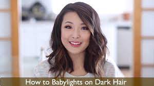 Using auburn hair color to brighten up your locks is a wonderful idea. How To Babylights Dark Hair Youtube
