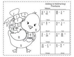 Image Result For Fraction Coloring Worksheets 5th Grade Math Coloring Fractions Math Work