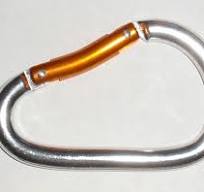 Jumbo Aluminum Carabiner Snap-Link Hooks - 12 mm x 4-5/8 ...