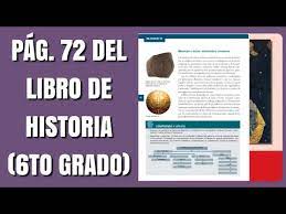 Un poco de todo women‏ @unpocodetodowm 22 сент. Pag 72 Del Libro De Historia Sexto Grado Youtube