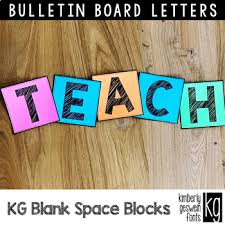 Print the downloaded template on a different paper. Blank Bulletin Board Letters Worksheets Teaching Resources Tpt