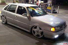 Gol G2 Com Rodas Volcano Wheels F348 Aro 18 Gol Gol G2 Rebaixado Volcano