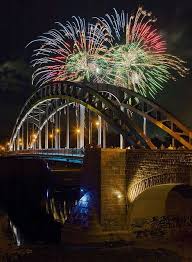 Pyrogames Sternbrucke New Year S Eve Around The World Magdeburg Beautiful Places