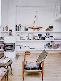 Elle Decor White Rustic Vintage Modern Living Room Vintage Modern Living Room House Interior Interior