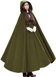 See your favorite long coats and coats camel discounted & on sale. Amazon Com Gihuo Women S Wool Hooded Cape Solid Color Maxi Cloak Trench Coat Army Green One Size Clothing