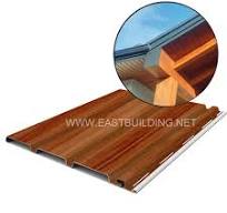 Matt Wood Grain PVC Soffit Ceiling Panels for Roof Cladding Wall