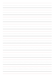 Printable 3 4 Inch Rule Handwriting Paper Pdf Download Handwriting Paper Handwriting Paper Kindergarten Paper Template