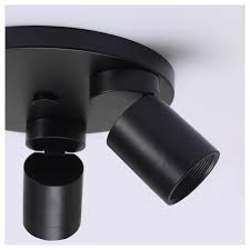 Nymane Plafonnier 3 Spots Anthracite Ikea Deckenstrahler Deckenspots Led Lampe