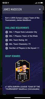 84 james maddison fifa 21 player review totgs uefa europa league sbc. Tott James Maddison Sbc Fifa