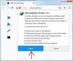 Add internet download manager in firefox support: I Cannot Integrate Idm Into Firefox What Should I Do