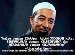 Kuliyah maghrib jemputan ustaz azhar idrus official masjid kg padang kemunting, terengganu 23 januari 2020 ⏰ 7.45. Jodoh Otherhalf Muslim Uai Ustaz Azhar Idrus Suami Kata Kata Bijak