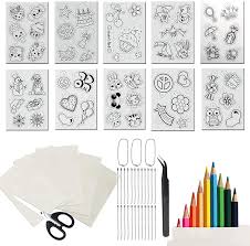 After confirmation, your paper will be delivered on time. Woohome 49 Pcs Heat Shrink Plastic Sheet Kit 15 Pcs Heat Shrink Paper Patterns And Blank Chains Colored Pencils Ball Chain And Tweezers For Adults Kids Creative Craft School Project Amazon Co Uk