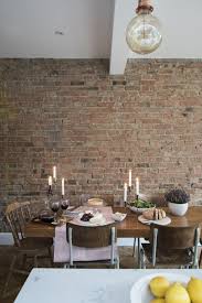 Real Home An Open Plan Kitchen Extension With Industrial Touches Kitchen Feature Wall Brick Wall Living Room Brick Feature Wall