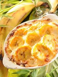 Gratin De Bananes Jaunes Bananes Plantain Recette Gratin De Banane Recettes De Cuisine Cuisine Antillaise