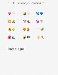 Cute Emoji Combos In 2020 Emoji Combinations Instagram Emoji Cute Emoji