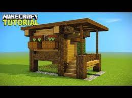 Minecraft Simple Easy Efficient Survival House Tutorial How To Make A Small Survival House Yout Minecraft Cottage Easy Minecraft Houses Minecraft Houses