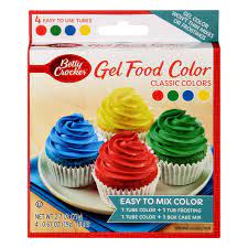 Food coloring chart number of drops for specific colors, pin by jenn dube on cake decorating tutorials instructions, food coloring information and color mixing chart, coloring book betty crocker gel food coloring betty, avocado soft gel paste gel paste food colors food. Save On Betty Crocker Food Colors Gel Blue Green Yellow Red 4 Ct Order Online Delivery Giant