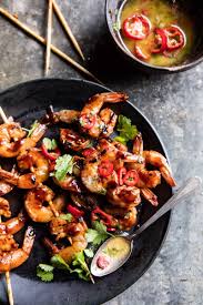 Bae is an upscale korean barbecue dining experience featuring state of the art shinpo grill tables. Honey Garlic Korean Bbq Grilled Shrimp Half Baked Harvest