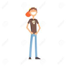 The greatest cartoon couples in tv history. Skinny Teenage Boy Standing Smiling Part Of Family Members Series Royalty Free Cliparts Vectors And Stock Illustration Image 70385139