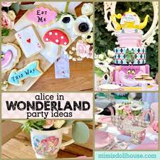 The card soldiers are a big part of the alice in wonderland story, and these rice krispie cakes are the perfect way to bring them to life at your child's party. Alice In Wonderland Tea Party Mimi S Dollhouse