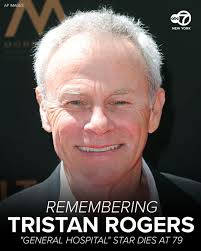 Tristan Rogers, the actor whose career spanned decades and was marked by  his well-known portrayal of Robert Scorpio
