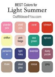 Light Summer Best Colors Light Spring Color Palette Light Summer Color Palette Light Spring Colors