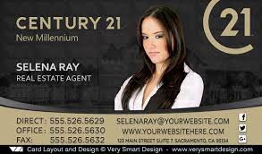 If you are affiliated with century 21 we offer all the tools you need to create a great business card in a wide variety of paper stocks and styles. New C21 Logo Agent Real Estate Business Cards Century 21 Design 1d Gold And Dark Gray