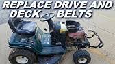 Craftsman lt2000 deck belt diagram | periodic & diagrams. Lt2000 Drive Belt Install How To Youtube