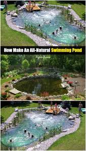 Magical Outdoor Diy How Make An All Natural Swimming Pond Natural Swimming Ponds Swimming Pond Swimming Pool Pond