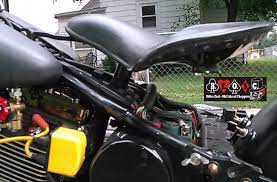 Simulated Pogo Seat T Bar Set Up Softail Bobber Bobber Softail