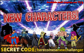 Dragon ball z goku densetsu 36.1k plays; Dbz Fusion Generator On Twitter New Character Codes Early Access Release Enter The Code Herecomesanewchallenger To Unlock 9 New Characters The Secret Early Access Code Will Expire On 11 09 Note Lss