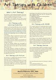 Here you'll find all kinds of art lessons for kids, including how to draw for kids, even painting and origami for kids. Art Therapy Activities For Autism