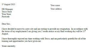 Sample resignation letter teacher uk. Tesco Resignation Letter Example Resignletter Org