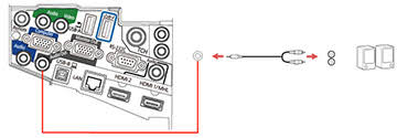 How to get sound from epson projector to speakers. Connecting To External Speakers