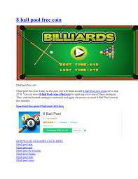 No ball pool game unlimited cash or coins. 8 Ball Pool Free Coins By Serajbung15 Issuu