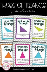 Check spelling or type a new query. This Set Of Eye Catching Posters Will Look Great In Your Classroom And Will Help Students Learn The Cl Geometry Worksheets Classification Of Triangles Triangle