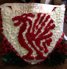 Liverpool Football Club Badge By Sarahs Rose Garden Florists Liverpool Football Club Liverpool Football Club Badge