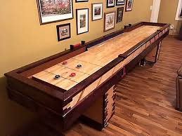 Ralph Sloan S Shuffleboard Table Made With Zieglerworld S Plans Shuffleboard Table Shuffleboard Table Diy Shuffleboard